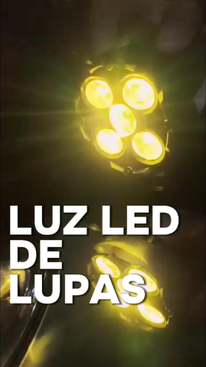 Luz Led Bicolor Redonda 80.000 lúmenes
