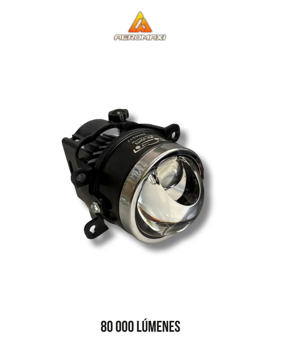 Neblinero Led Bicolor de Lupa 80.000 lúmenes
